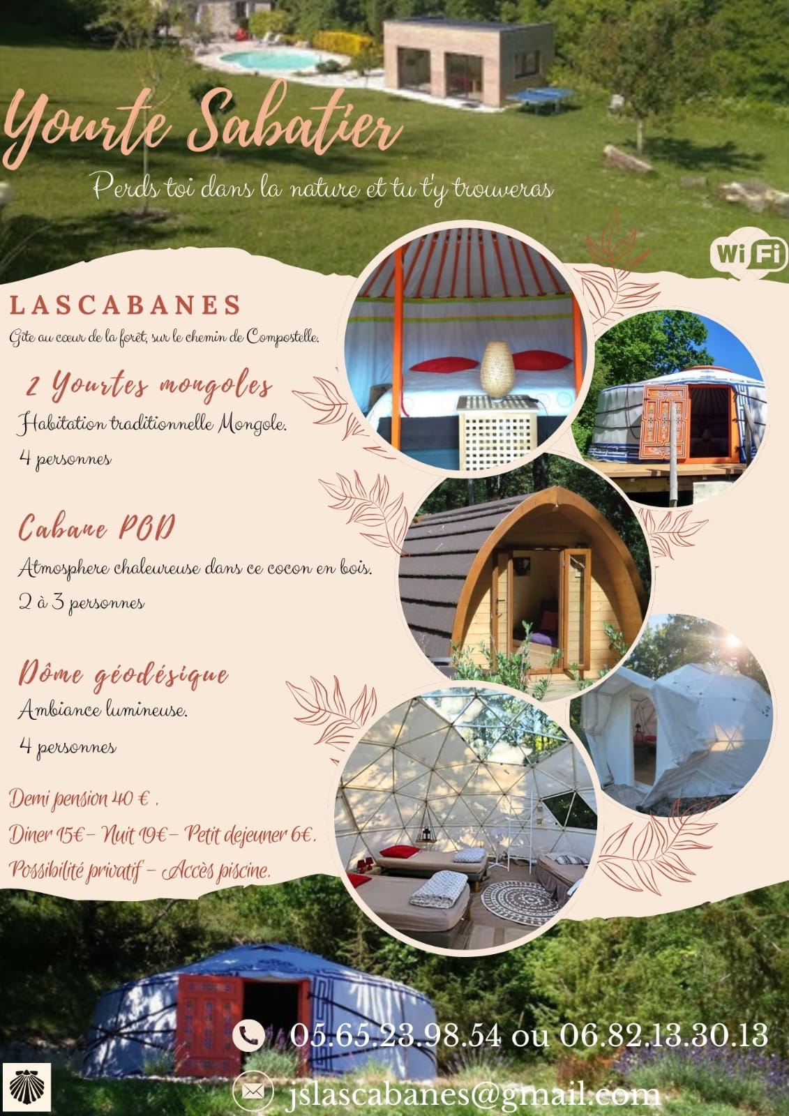 Gîte d'étape Yourte Sabatier